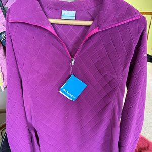 Columbia light fleece pullover size medium